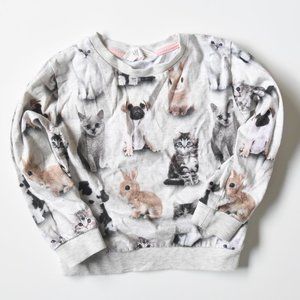 H&M Toddler Sweatshirt - Baby Animals - 3-4 Years
